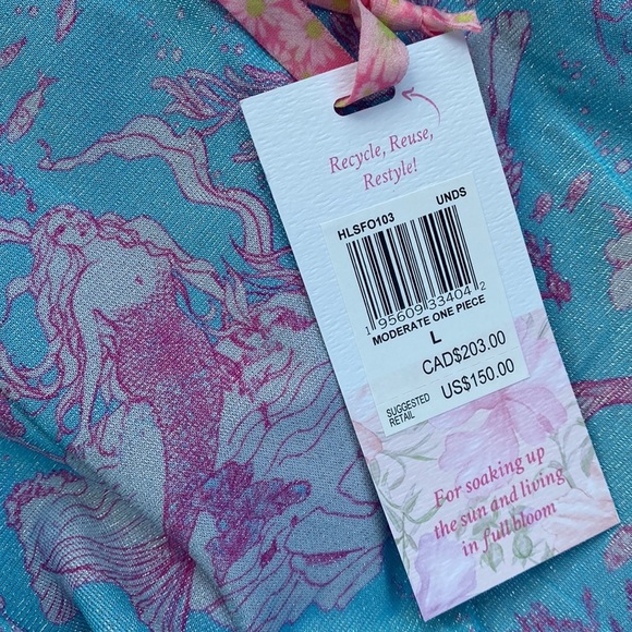 LOVESHACKFANCY X HURLEY - UNDER THE SEA MODERATE ONE PIECE - Picture 9 of 13